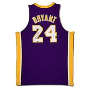 NBA Kobe Bryant Signed Lakers Purple (Away) Jersey